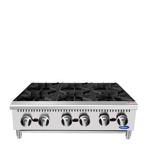 ACHP-6 Heavy-Duty Countertop 36" Hotplate Range, Gas